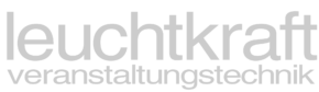 Logo der Firma Leuchtkraft Veranstaltungstechnik